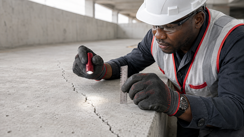 Concrete cracks: when is a crack a problem and how to repair it